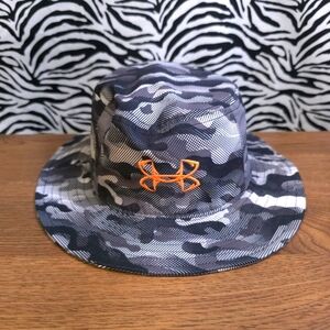 X AUCN 0103 Thrifted Youth OSFM Camo Under Armour Bucket Hat GWOSLOO.19